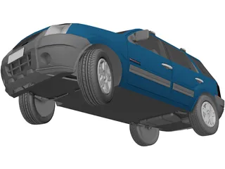 Ford EcoSport FreeStyle (2007) 3D Model