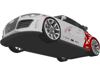 Audi A1 [Tuned] 3D Model