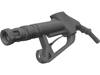 Refuelling Nozzle Gas 3D Model