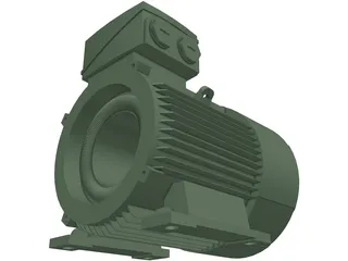 Siemens Electric Motor 3D Model