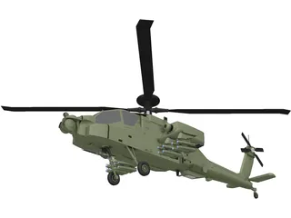 Boeing AH-64D Apache Longbow 3D Model