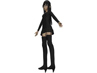 Andr the EnderGirl 3D Model