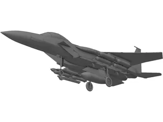 McDonnell Douglas F-15A 3D Model