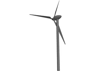 Wind Turbine 3D Model