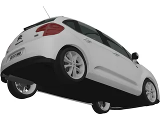 Citroen C3 (2010) 3D Model