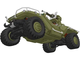 M12 FAV Warthog 3D Model