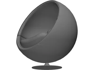 Egg Chair 3D Model