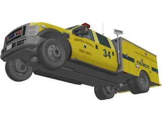 Ford F450 Rescue 3D Model