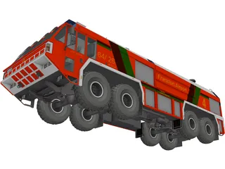 Rosenbauer Simba 8x8 3D Model