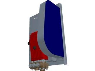 Speck P45/120-80 High Pressure Pump 3D Model
