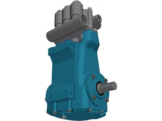 CAT 2510 High Pressure Pump 3D Model