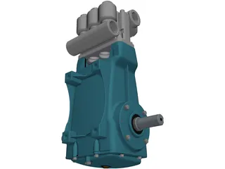 CAT 3520 High Pressure Pump 3D Model