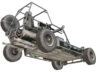 Military Buggy 3D Model