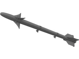 AIM-9 Sidewinder 3D Model