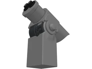 Public Binoculars 3D Model