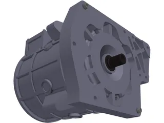 EV Motor 3D Model