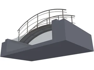 Bridge Pool 3D Model