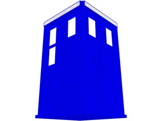 Doctor Who Tardis Exterior 3D Model