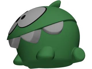 Cut Om Nom 3D Model