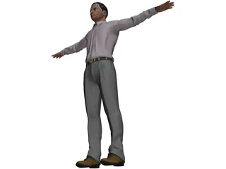 Business Man 3D Model