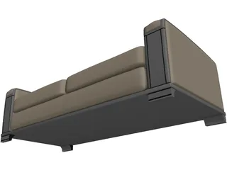 Ellesalotti Zenone Sofa 3D Model