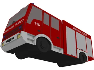 Iveco Firetruck 3D Model