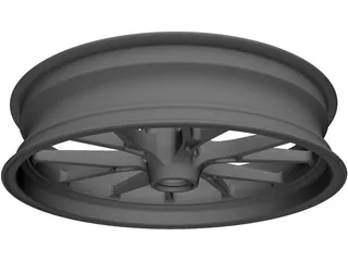 KTM Duke 2 Front Wheel 3D Model