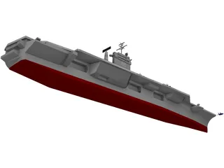 USS CVN-68 Nimitz 3D Model