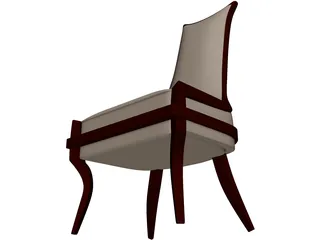 Wooden Chair 3D Model