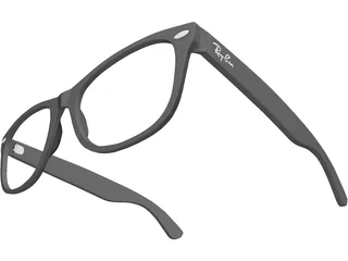 Rayban Glasses 3D Model