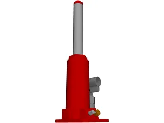 Hydraulic Jack 3D Model