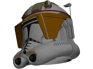 Commander Cody Helmet 3D Model