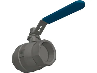 Valve 2 inch 3D Model