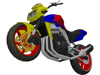 Kawasaki 750 3D Model