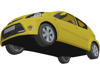 Toyota Aygo (2013) 3D Model