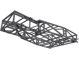 Kit Car Frame 3D Model