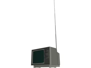 Small Portable TV 3D Model