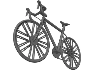 Race Bicycle 3D Model