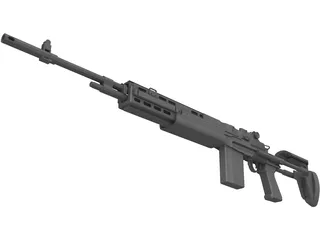 M14 EBR 3D Model