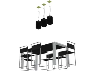 Kitchen Table 3D Model