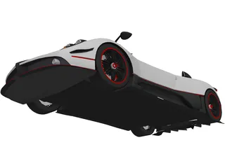 Pagani Cinque Roadster 3D Model