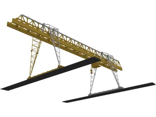 Gantry Crane 3D Model