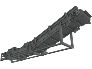 Chain Conveyor 3D Model