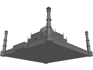 Taj Mahal 3D Model