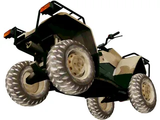 Quad 3D Model