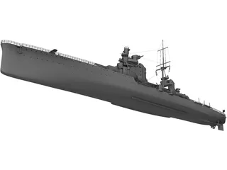 Gorizia class Heavy Cruiser 3D Model