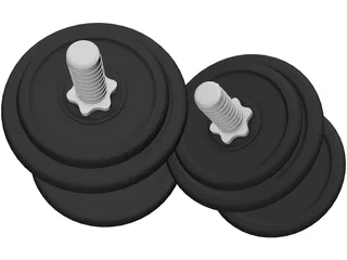 Dumbbell 3D Model