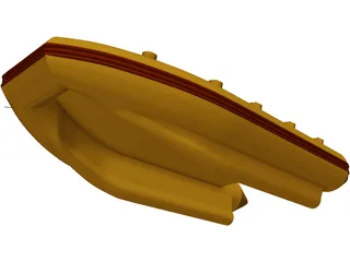 Zodiac Boat 3D Model