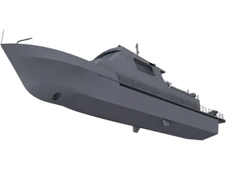 Coast Guard Patrol Boat 3D Model