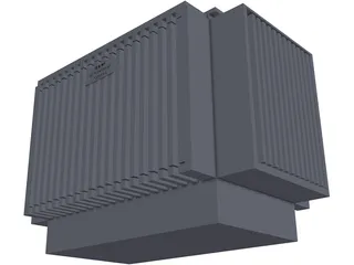 ABB 1000KVA Transformer 3D Model